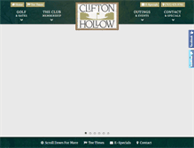 Tablet Screenshot of cliftonhollow.com